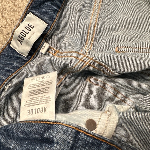 AGOLDE Kelly blue wash jeans high rise - Picture 8 of 8